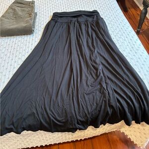 Boden Black Maxi Skirt